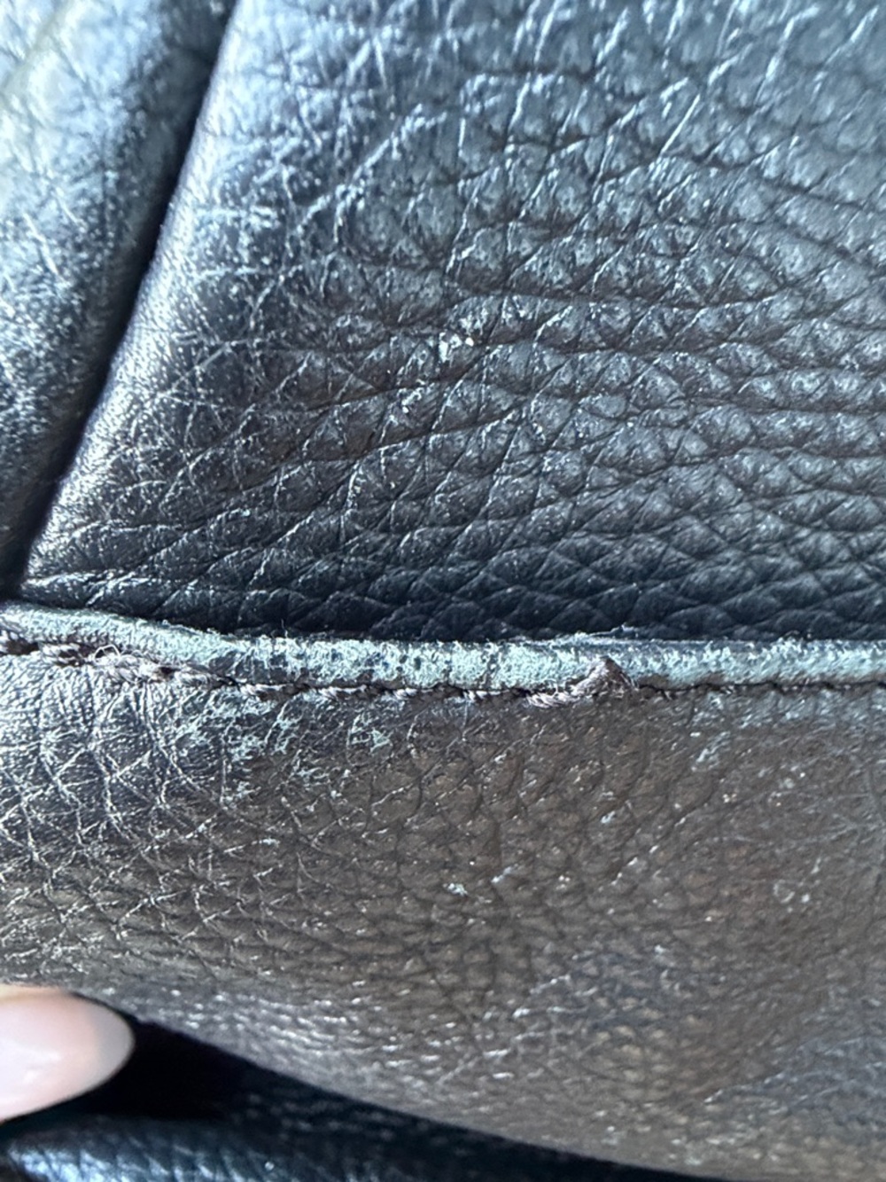 Rebecca Minkoff Black Pebbled Leather Sling Backpack - Picture 4 of 9